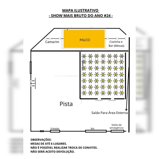 Mapa do evento