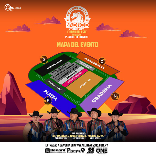 Mapa do evento