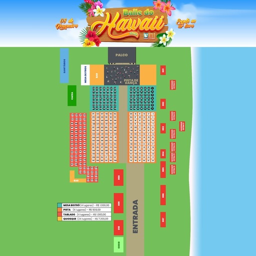 Mapa do evento