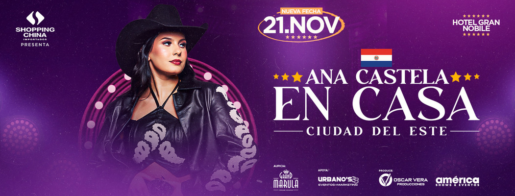 Ana Castela em Ciudad del Este