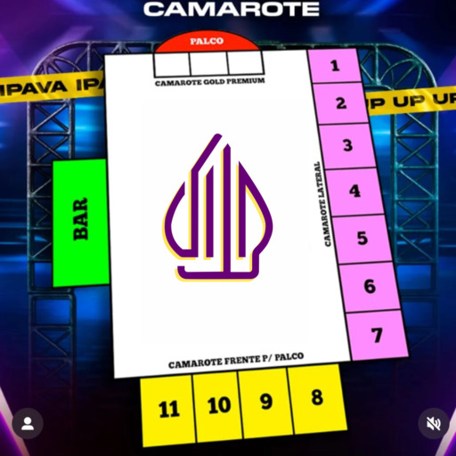 Mapa do evento
