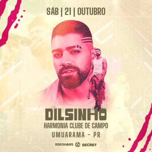 Artista Confirmado Dilsinho Flyer Sun set Fest Social Media PSD