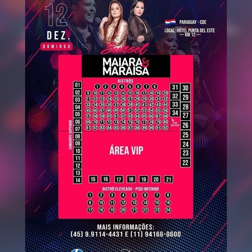 Mapa do evento