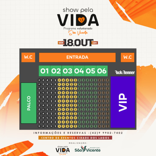 Mapa do evento