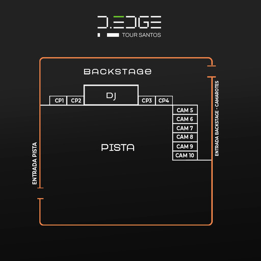 Mapa do evento